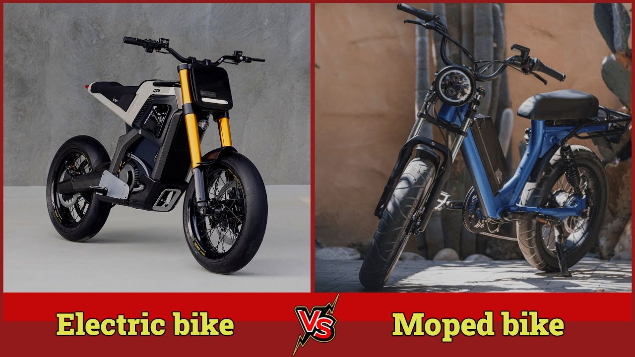 Electric Bike vs Moped YouTube