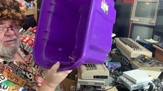 Commodore 64 Basket Case Disks Diskettes 5 1/4 Power Supply 5.20 Volts C64 C-64 Games - Episode 3931