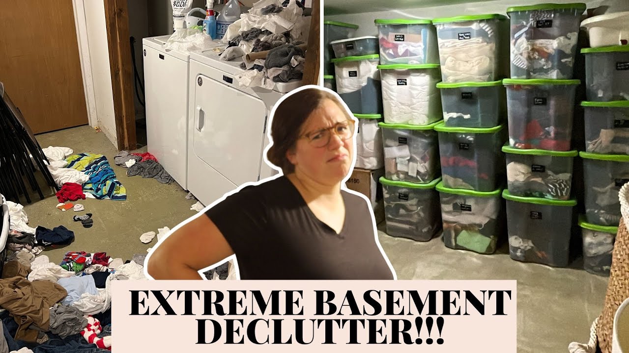 Doing Some Serious Basement Clean Up with Glad ForceFlex Garbage Bags! -  The Mommyhood Chronicles