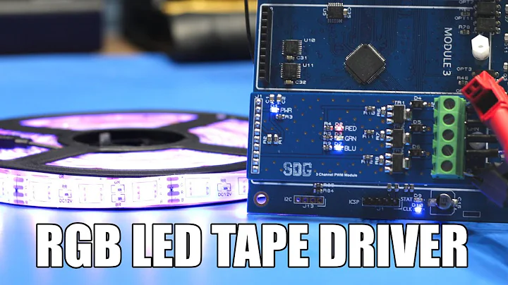 SDG #111 RGB LED Tape Driver with PCBs from JLCPCB - Lighting Controller Project Part 9