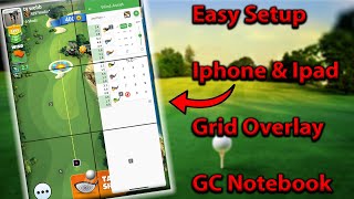 Easy Setup IOS Overlay Grid & GC Notebook Updated 2022 Golf Clash Tips & Guide screenshot 1