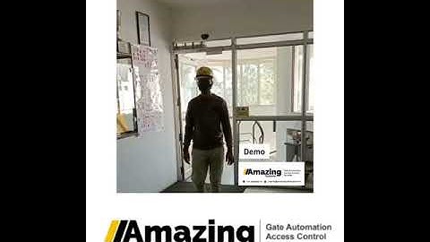 Demo Video - Touchless Automatic Door