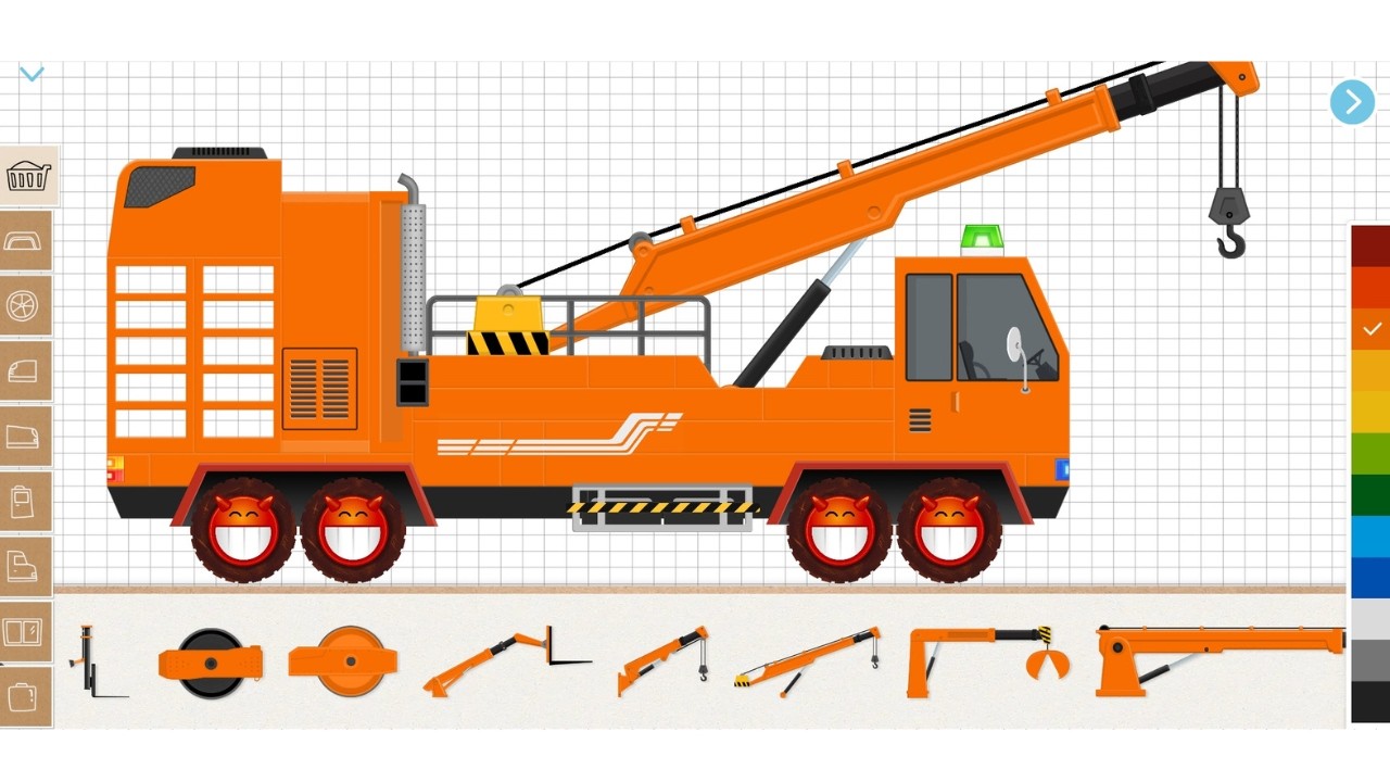 Building a Mobile Crane Truck In Labo Construction Truck