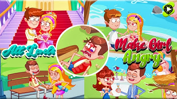 Make girl angry noob game wallthrough all levels fun guaranteed 💯 #mobilegames #android #iOS #funny