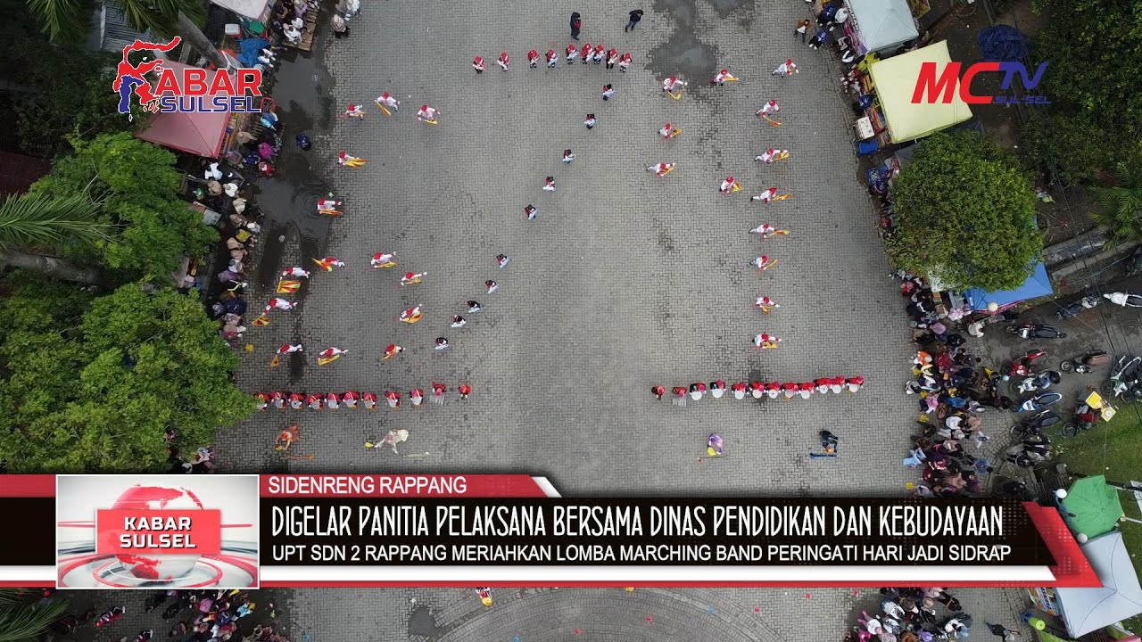 UPT SDN 2 RAPPANG IKUT MERIAHKAN  LOMBA MARCHING BAND PERINGATI HARI JADI SIDRAP
