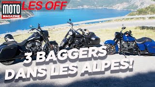 Trois Baggers dans les Alpes ▶ OFF Moto Magazine