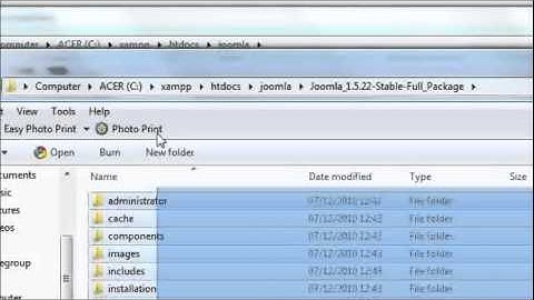 How To Install Joomla 1.5 onto a local Server - XAMP Part 1 of 2