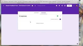 Making a copy of a student feedback form