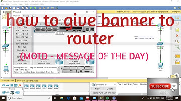 How to give banner to Cisco router
