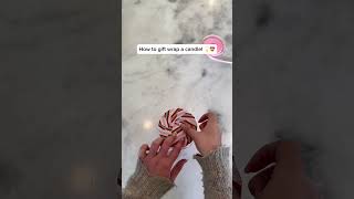 How to Gift Wrap a Candle #giftideas #candle #giftwrapping