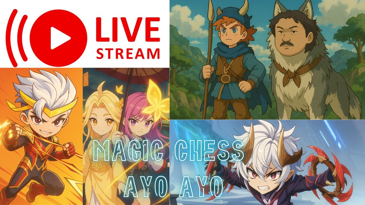 MAGIC CHESS AYO AYO | CHILL STREAM KITA GAS AURORA