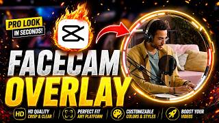 How to Create Facecam Overlay in CapCut PC | Circle Facecam Tutorial for Beginners