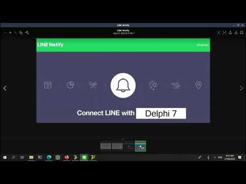 Delphi : Send Line notify with Delphi 7