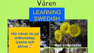 How to learn swedish - En film om VÅREN med undertexter