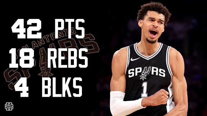 Victor Wembanyama 42 pts 18 rebs 4 blks vs Knicks 24/25 season