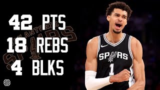 Download Lagu Victor Wembanyama 42 pts 18 rebs 4 blks vs Knicks 24/25 season MP3 Download Lagu Victor Wembanyama 42 pts 18 rebs 4 blks vs Knicks 24/25 season MP3