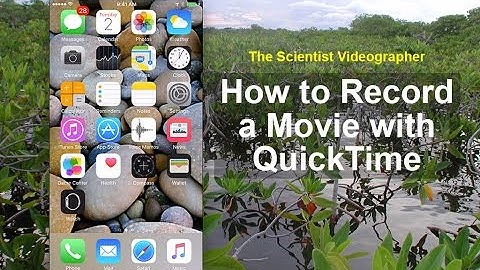 How to record a movie on a mac