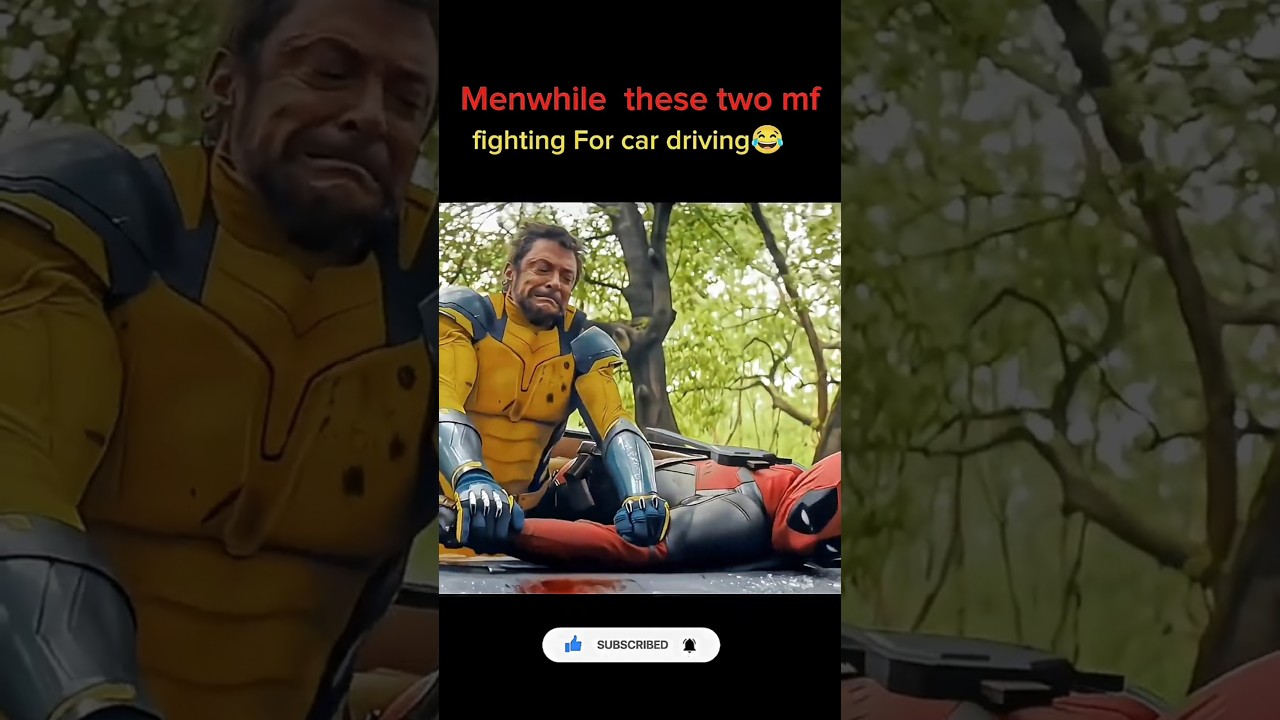 Deadpool vs Wolverine: The Epic Car fight Showdown 😂