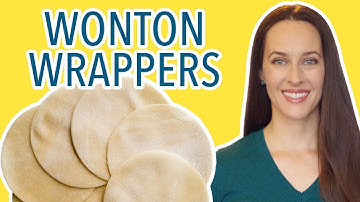 Wonton Wrappers From Scratch - How to Make Wonton Wrappers