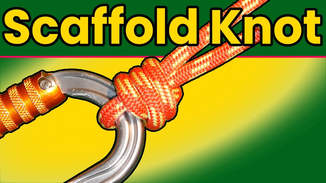 Scaffold knot - Carabiner knot 