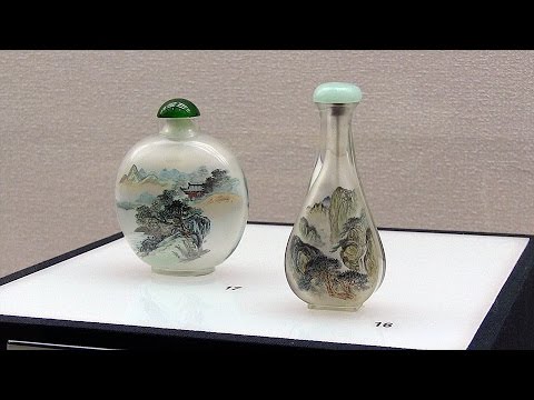 町田市立博物館 「ビエンコ」ってナンダ！？ガラスの鼻煙壺 - YouTube