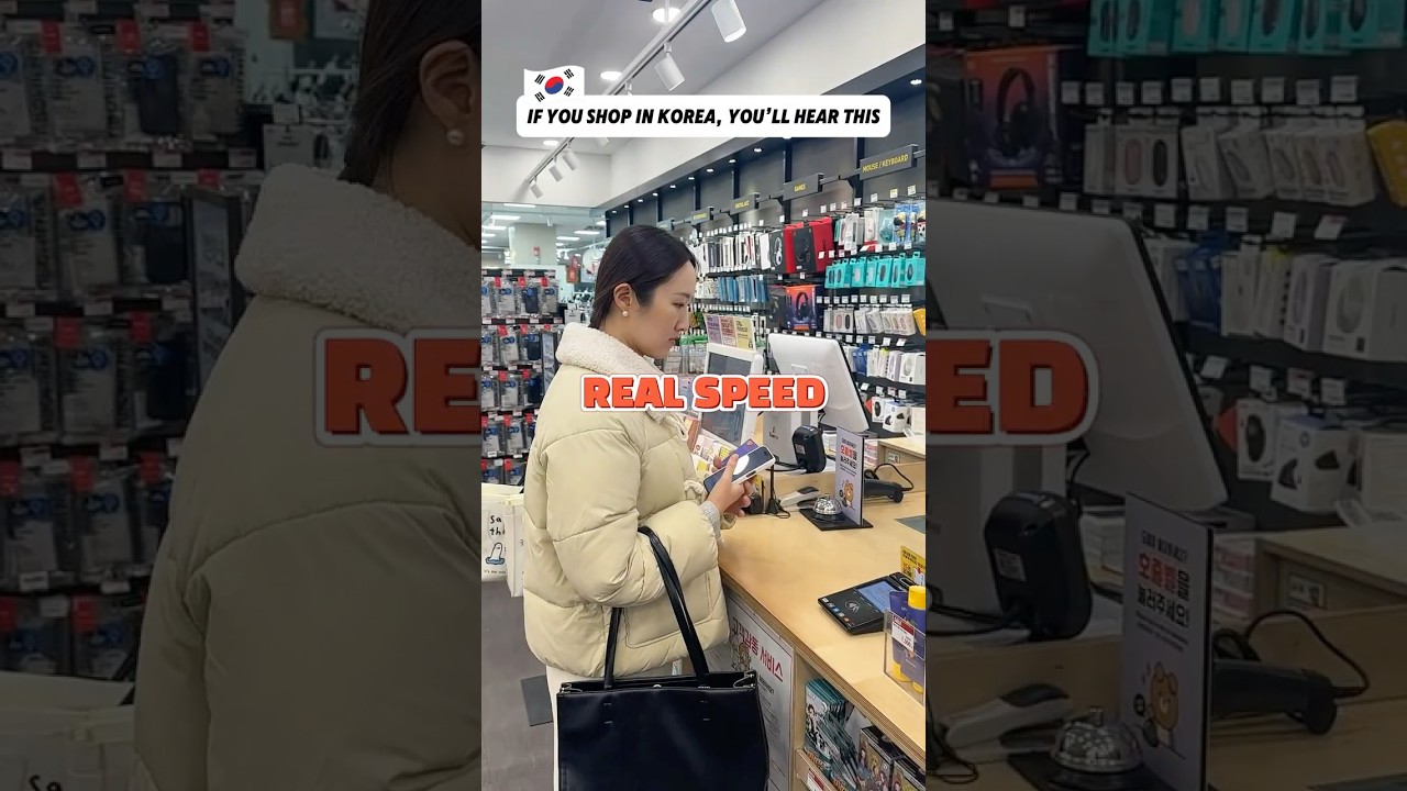 If You Shop in Korea, You’ll Hear This🛍️ Script in the comment👉