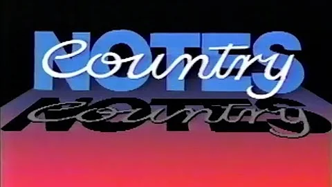 TNN  COUNTRY NOTES w/ R.E.M. 1986