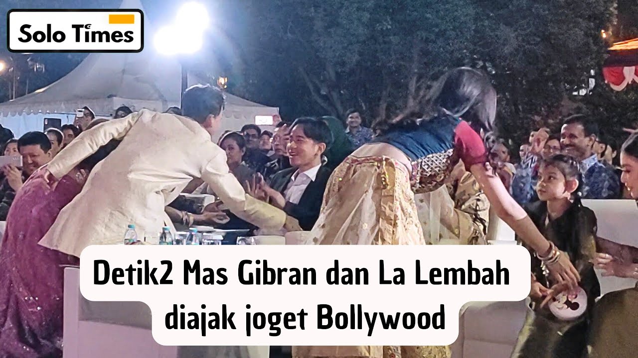 Gibran & Selvi Hadiri Cultural Evening Bareng Dubes India! La Lembah Ikut Joget India..