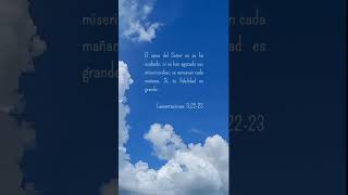 LAMENTACIONES 3:22-23 #lospasajesdelabiblia #biblia #palabradeDios #amen