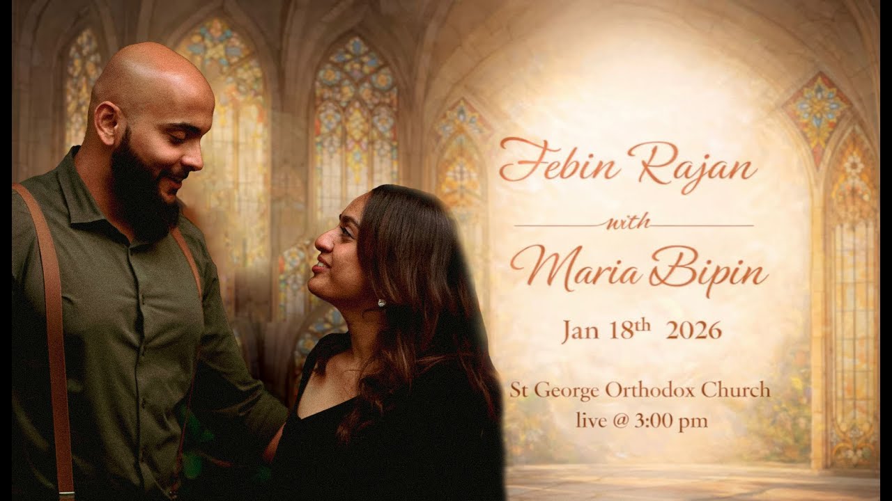 Febin Rajan & Maria Bipin | Wedding | 18.01.2026 | Live Streaming