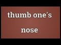 What Does a Thumbs Down Mean - YouTube