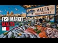 🎣 Malta Fish Market 🇲🇹 Marsaxlokk Fish Market in Malta | Seafood Paradise