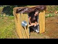 24 Hours in DIY Apocalypse Survival Shelters!! *OVERNIGHT SURVIVAL*