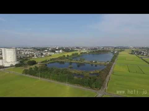 DJI Phantom3 ドローン空撮　館林市・近藤沼 - YouTube