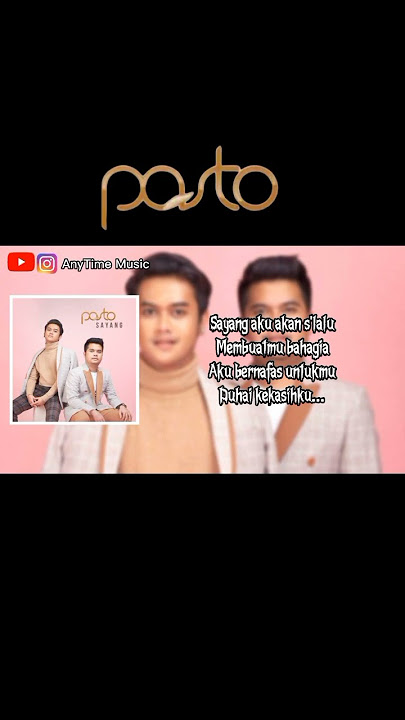 Pasto - Sayang (Lyrics AnyTime Music) #shorts