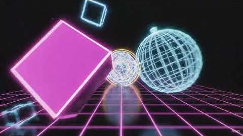 Retro 80s Neon Disco Intro 4K - Synthwave Tunnel Motion Graphics / Free Stock Footage