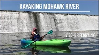 Kayaking near VIscher Ferry, NY on Mohawk River