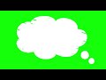 Top most green screen cloud messages bubble animation  free  youtubers 