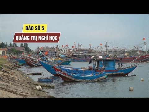 Video TIN BÃO SỐ 5 | Quảng Trị cấm biển, học sinh nghỉ học... - youtube