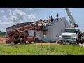 Barndominium Build North Carolina Steel Frame Construction Weeks 8-10