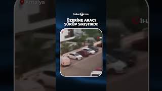 Drove His Car into the Person He Was Arguing With and Pinched Him Against the Door! Drove His Car into the Person He Was Arguing With and Pinched Him Against the Door!
