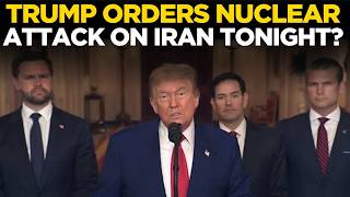 Donald Trump Speech LIVE | Trump Makes Major Statement From White House | Nuclear Strike On Cards?