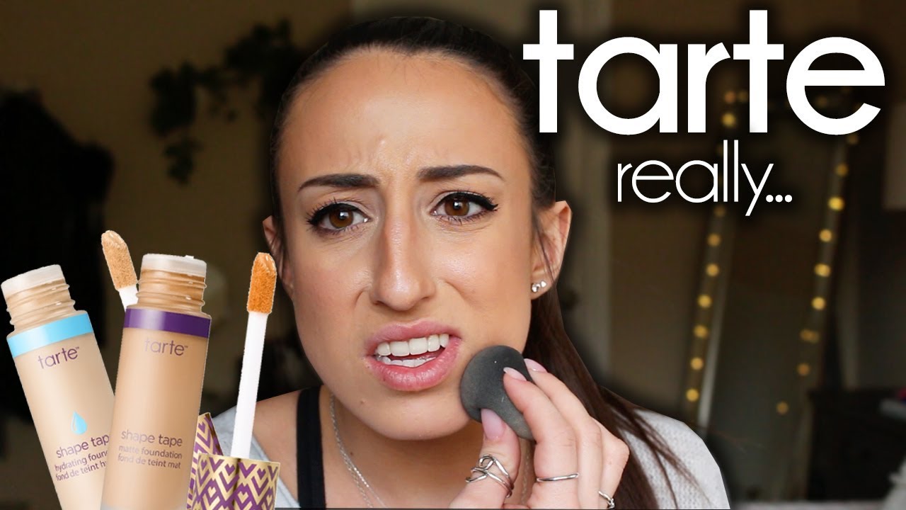 *NEW* TARTE SHAPE TAPE FOUNDATION HONEST REVIEW + WEAR TEST (OILY SKIN