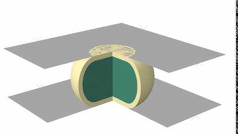 Huge AFM tip compressing a cell: Abaqus, Benchmarking and User-defined routines