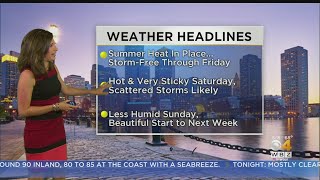 WBZ Morning Forecast For July 3