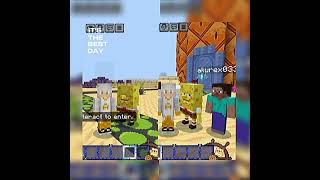 best ever day with @akuaxe01 ♥️♥️#spongebobcraft #spongebob