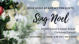 Middle and Upper School Christmas Concert 2019