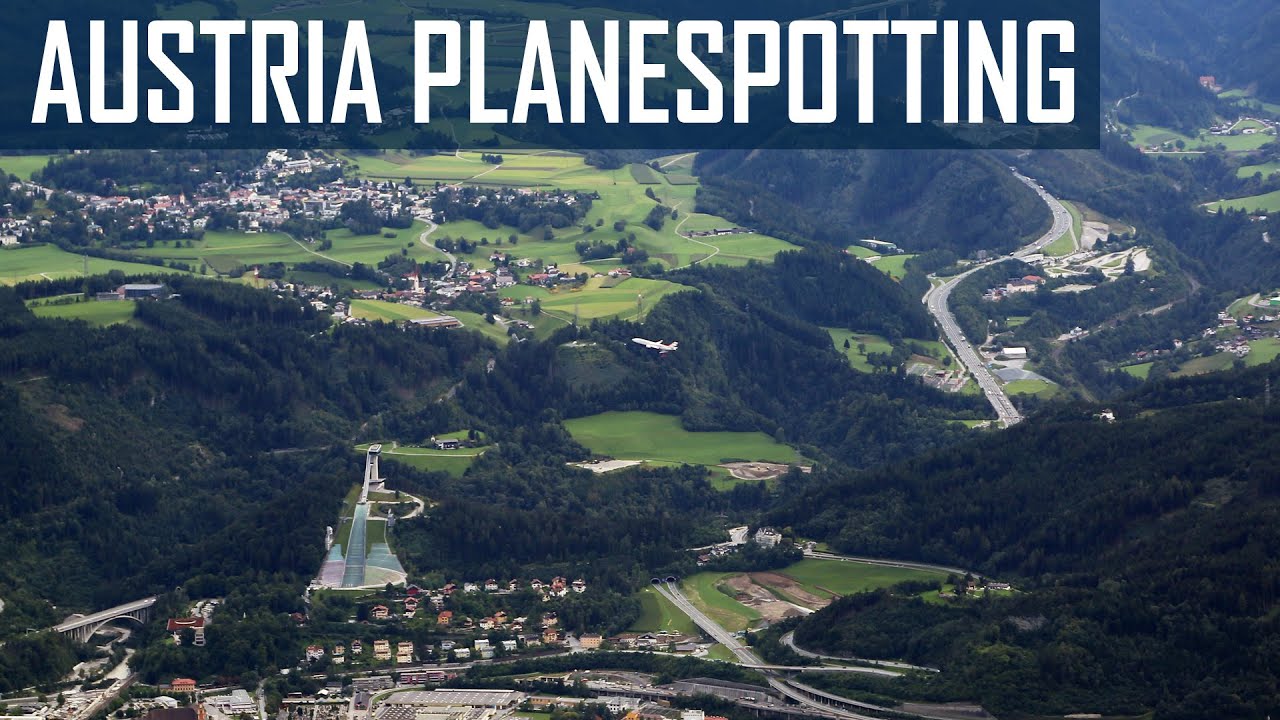 ️🏔️ Planespotting Austrian Alps takeoff from Innsbruck Airport flying