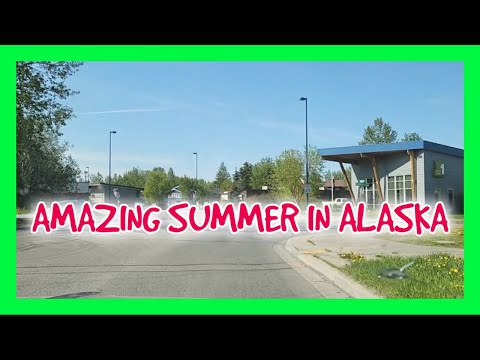 AMAZING SUMMER IN ALASKA ROAD TRIP || BEAUTIFUL SUMMER IN ALASKA #Alaska #travel #tourism