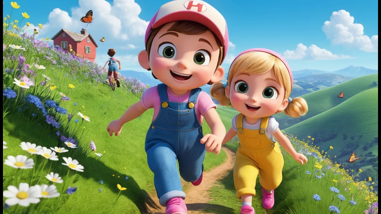 Jack and Jill | Classic Nursery Rhyme for Kids | Fun Story Song with Rhythm